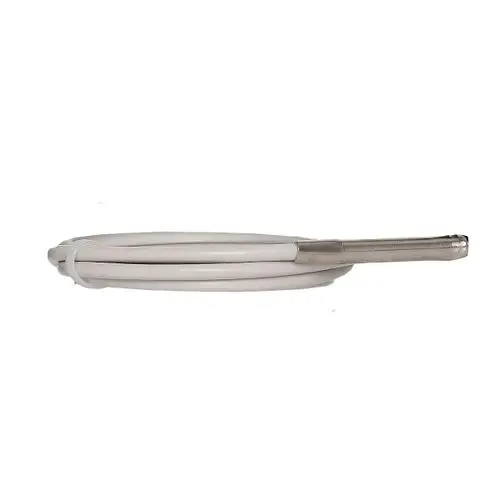 Verschlossenes Kabel mit einer Längswicklung, das einen metallischen Anschluss zeigt. Das Produkt gehört zur Marke ESBE und dient zur Verbindung mit Stellmotorreglern.